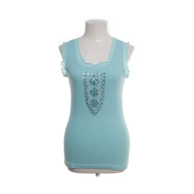 Tanktop (Blauw) van Apart Katoen, Elastaan