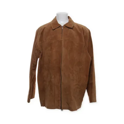 Läderjacka (Brun) från Man's World Skinn, Polyester