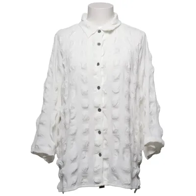 Blouse (White) from Isolde Elastane, Polyester