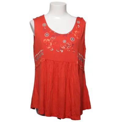 Tanktop  (Rød, Flerfarvet) fra Coline Elastan, Viscose