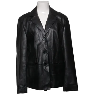 Læderjakke (Sort) fra Auluna Leather Company Læder