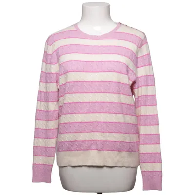 Strickpullover (Pink, Weiß) von J.Crew Kaschmir