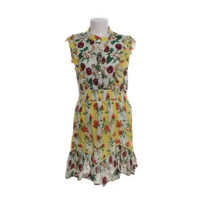 Jurk (Wit, Meerkleurig) van NJ Couture Katoen
