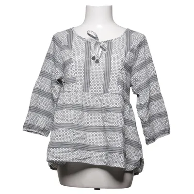 Blouse (White, Black) from House of Lola Cotton