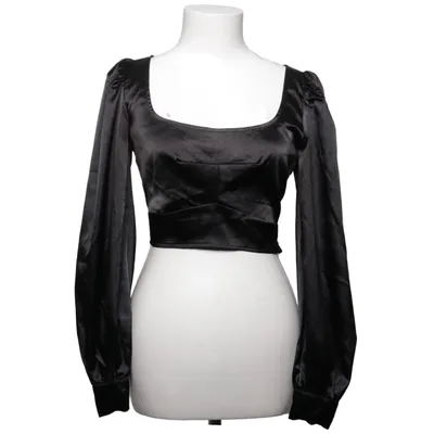 Crop top (Black) from Femme Luxe Elastane, Polyester