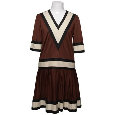 Klänning (Brun, Svart, Vit) från Ganni