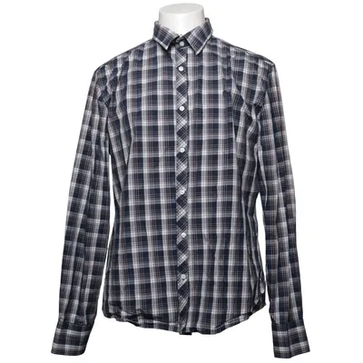 Shirt (Blue, White, Brown) from Adam Cotton