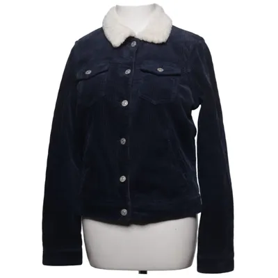 Fodrad jeansjacka (Blå, Vit) från Collection Pimkie Bomull, Polyester