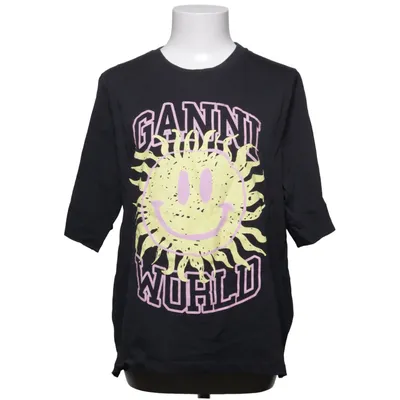 T-shirt (Svart, Flerfärgad) från Ganni Ekologisk bomull