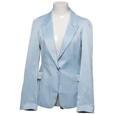 Blazer (Bleu) de Attentif Coton, Élasthane, Polyester