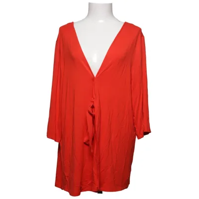 Cardigan (Rood) van Denim & Co Elastaan, Viscose