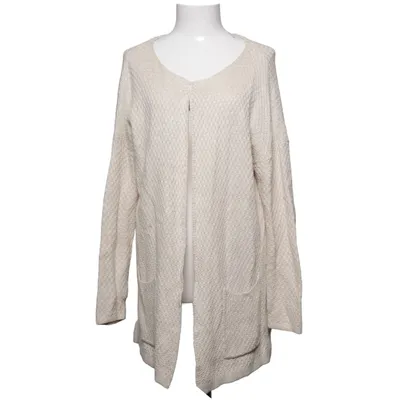 Kofta (Beige) från Knit-ted Bomull, Metallfiber