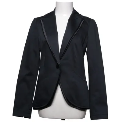 Blazer (Black) from Armani Exchange Cotton, Elastane, Polyamide, Polyester