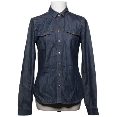 Denim blouse (Blauw) van Crocker Katoen