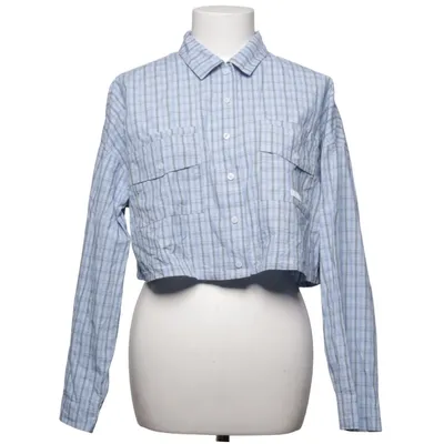 Shirt (Blauw, Grijs) van Lounge Katoen