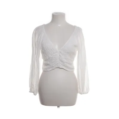 Crop top (Vit) från Bershka Bomull