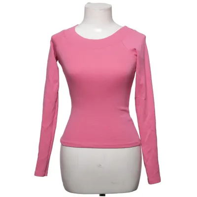 Langarmshirt (Pink) von Zara Baumwolle, Elasthan