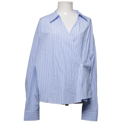 Skjorte (Blå, Hvid) fra ASOS Design Bomuld, Polyester