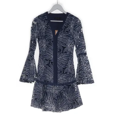 Dress (Blue, White) from ST Studio Polyester