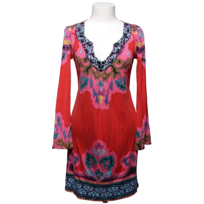 Dress (Red, Multicolored) from Halé Bob Silk