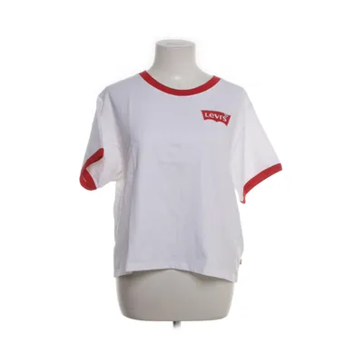 Top (Wit, Rood) van Levi Strauss & Co Katoen