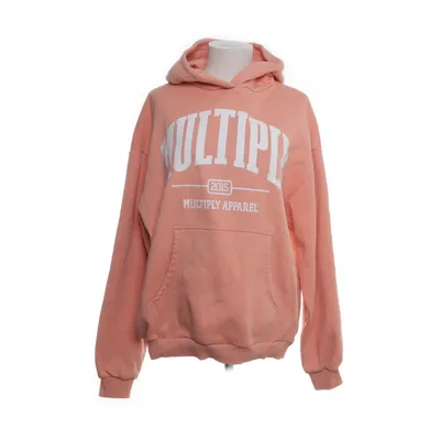 Hoodie (Orange, White) from Multiply Apparel Cotton, Polyester