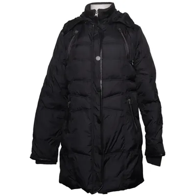 Winter coat (Black) from Bark of Sweden Leather, Polyamide, Polyester