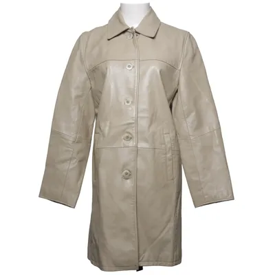 Läderkappa (Beige) från Roco Baroco Skinn