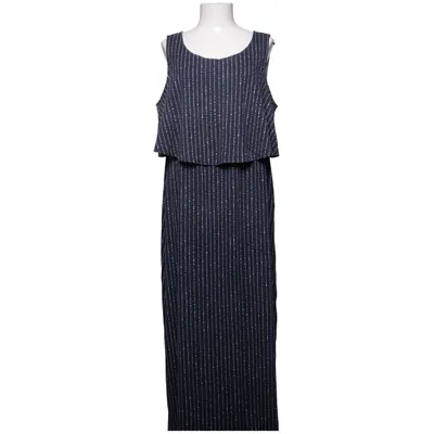 Maxikjole (Blå, Hvid) fra Esmara Polyester, Viscose