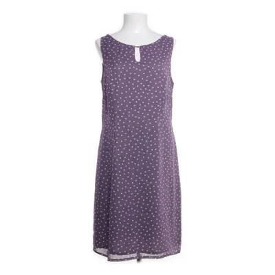 Dress (White, Purple) from Kello Viscose
