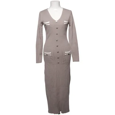 Maxikjole (Beige) fra Voyelles Polyamid, Viscose