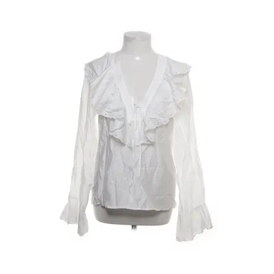 Blouse (Wit) van H&M Polyester, Viscose