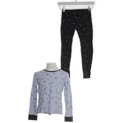 Pyjama (Grijs, Blauw, Meerkleurig) van George Katoen, Elastaan