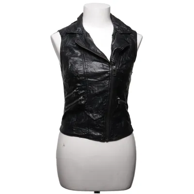 Bikerväst (Svart) från Divided by H&M Skinnimitation, Polyester