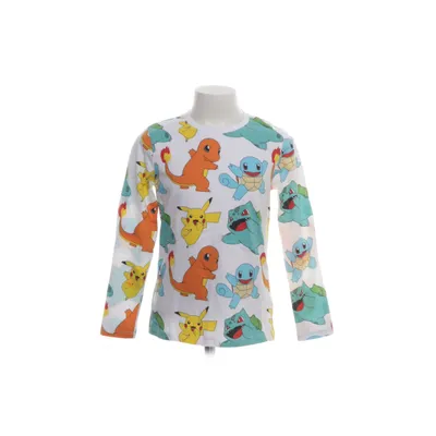 Långärmad t-shirt (Vit, Flerfärgad) från Pokémon Bomull