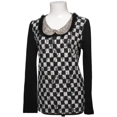 Haut (Noir, Blanc) de Benter Élasthane, Viscose