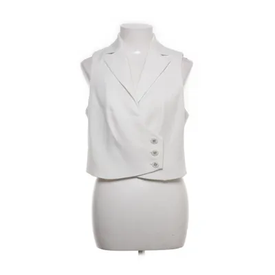 Kostuumgilet (Wit) van Nikkie Elastaan, Gerecycled polyester, Viscose