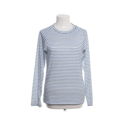 Long sleeve T-shirt (White, Blue) from JustFashionNow