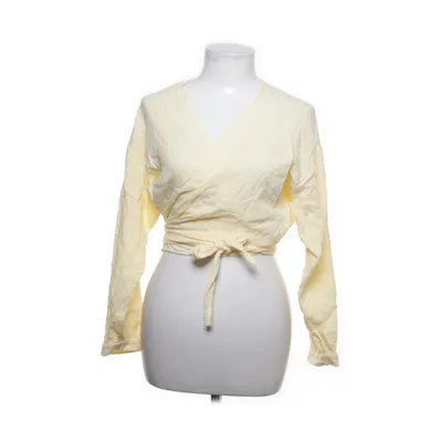 Blouse portefeuille (Jaune) de Mandala Coton