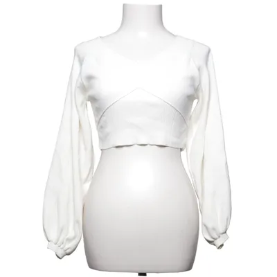 Crop top (Blanc) de Dilvin Knit Polyamide, Viscose