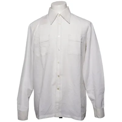 Shirt (Wit) van St Michael Katoen, Linnen, Polyester