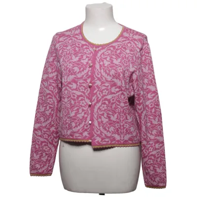 Cardigan (Roze) van Oleana Zijde, Wol