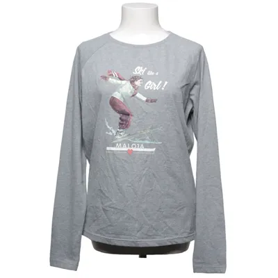 T-shirt à manches longues (Gris) de Maloja Coton