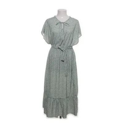 Maxi jurk (Groen, Wit) van Cloud 5ive Elastaan, Polyester