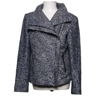 Bikerjacka (Blå, Vit) från Salsa Akryl, Mohair, Polyester, Ull