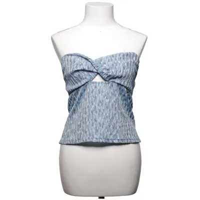 Tube top (Blue, White) from Sollinarry Elastane, Polyester