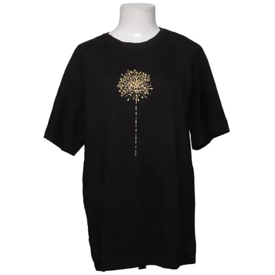T-shirt (Noir) de Carla Carla Coton, Élasthane