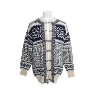 Lusekofte (White, Blue) from Dale of Norway Wool