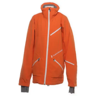 Ski jacket (Orange, Gray) from Peak Performance Junior Recycled polyester