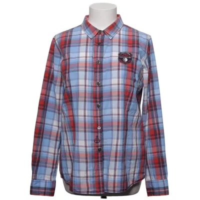 Shirt (Blue, Red, White) from Arqueonautas Cotton